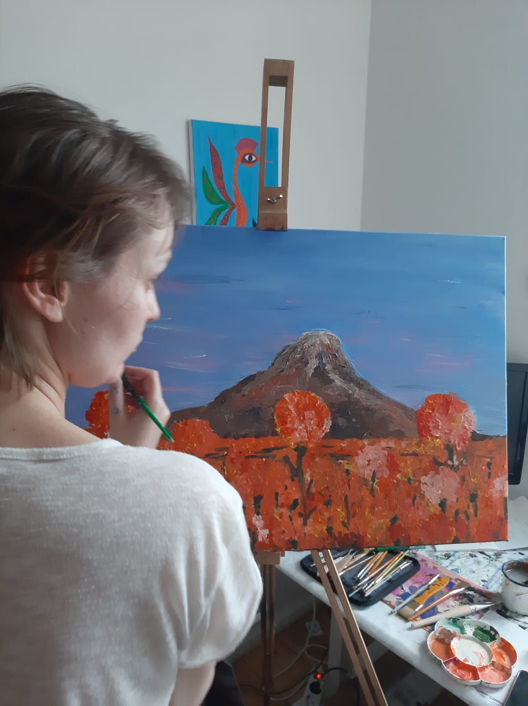 Anne painting landscape artwork
